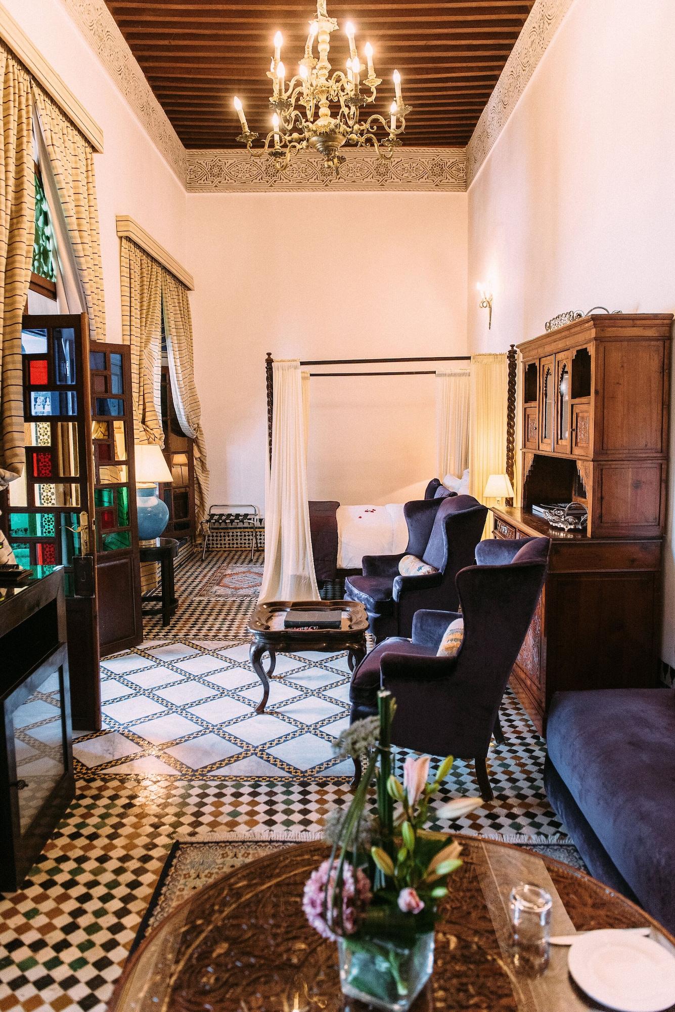 Riad Maison Bleue And Spa Фес Экстерьер фото