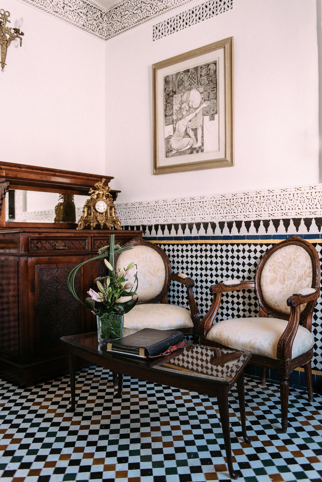 Riad Maison Bleue And Spa Фес Экстерьер фото