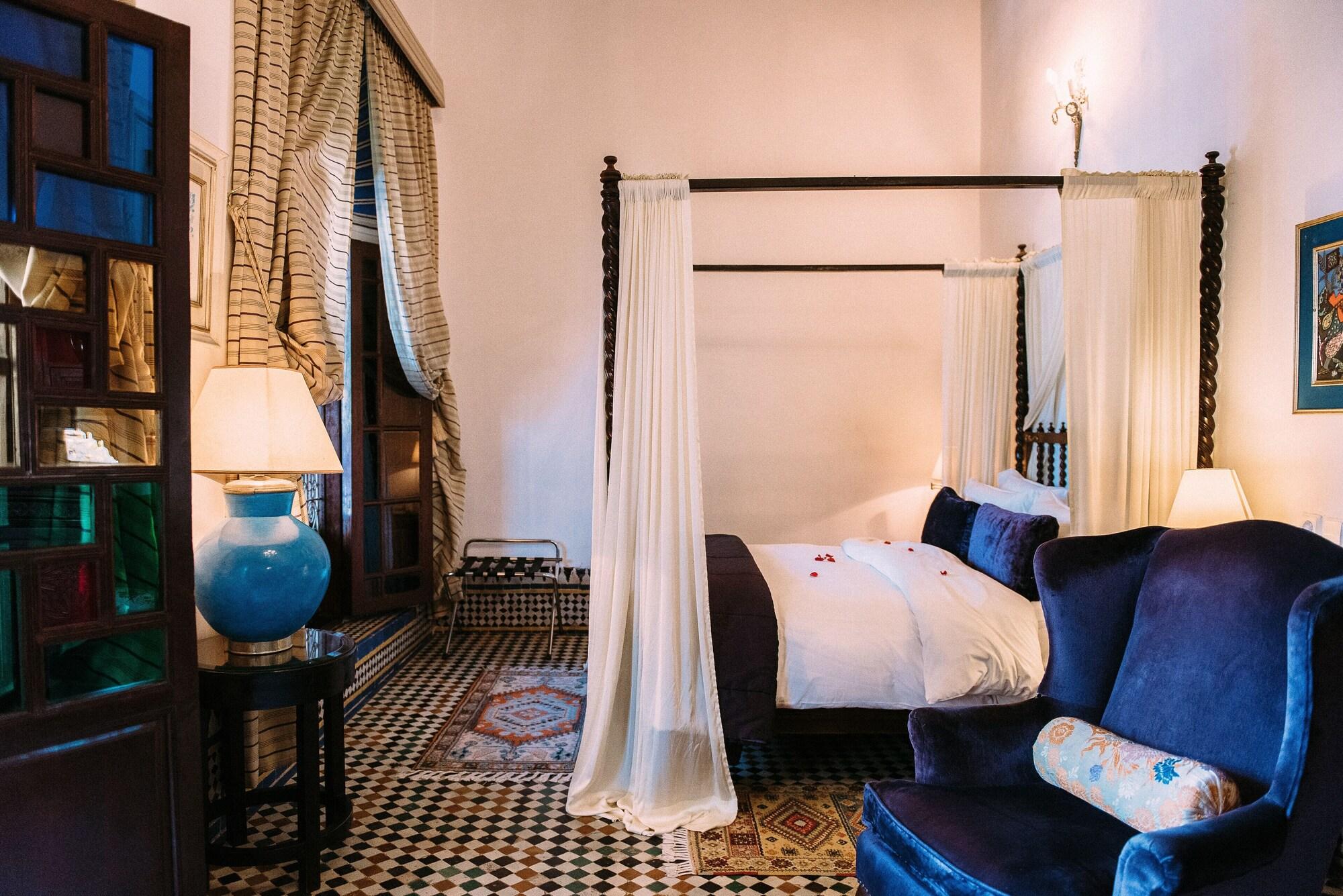 Riad Maison Bleue And Spa Фес Экстерьер фото