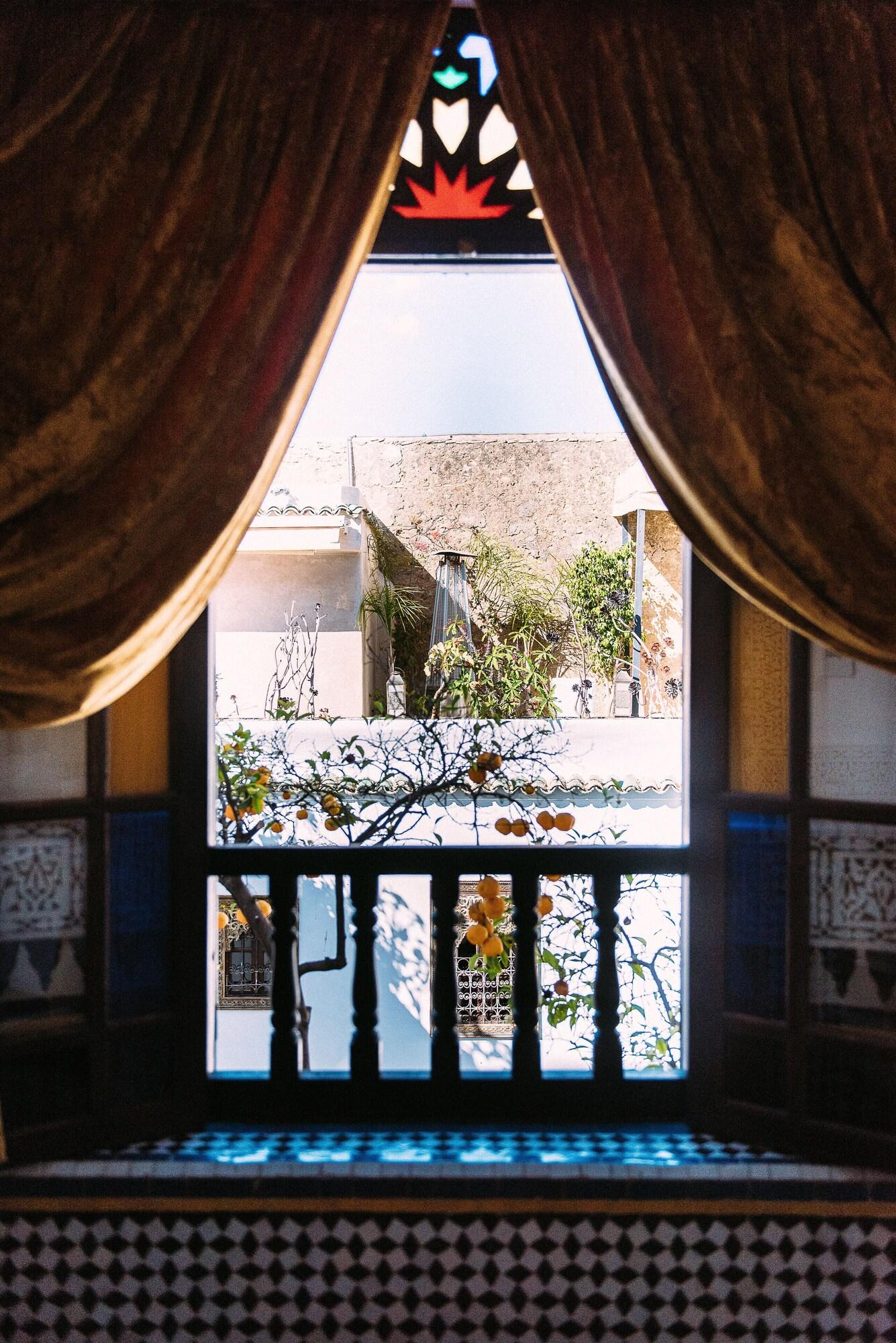 Riad Maison Bleue And Spa Фес Экстерьер фото