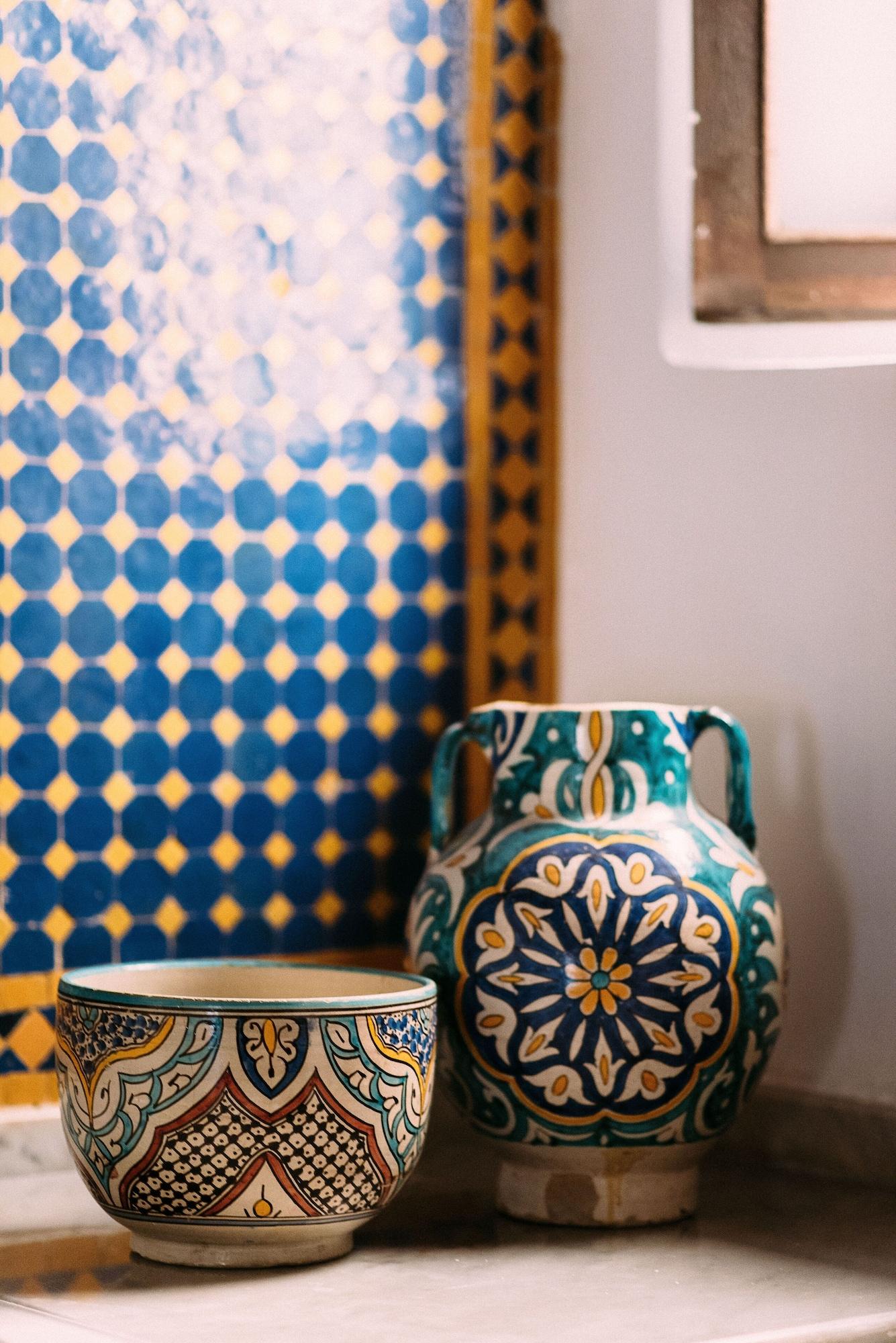 Riad Maison Bleue And Spa Фес Экстерьер фото