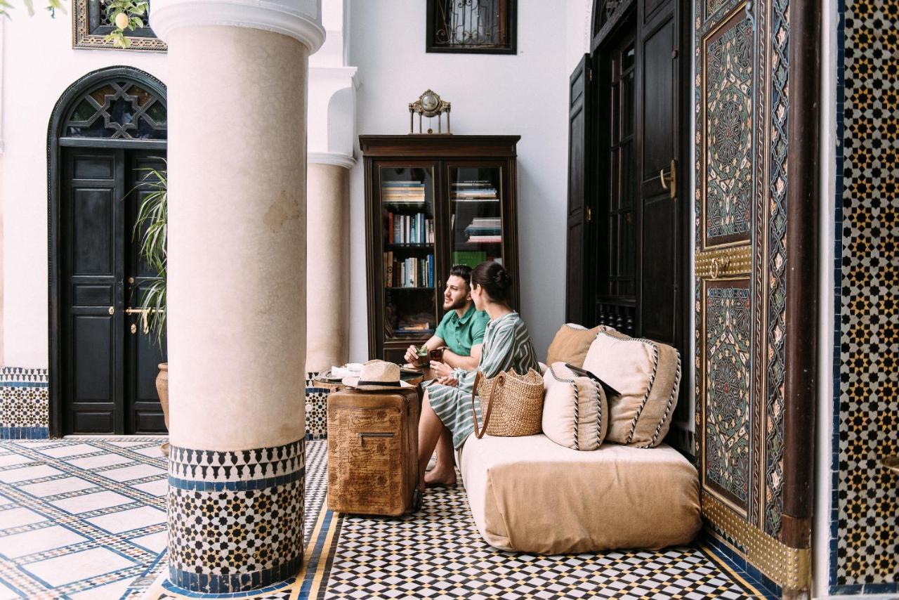 Riad Maison Bleue And Spa Фес Экстерьер фото