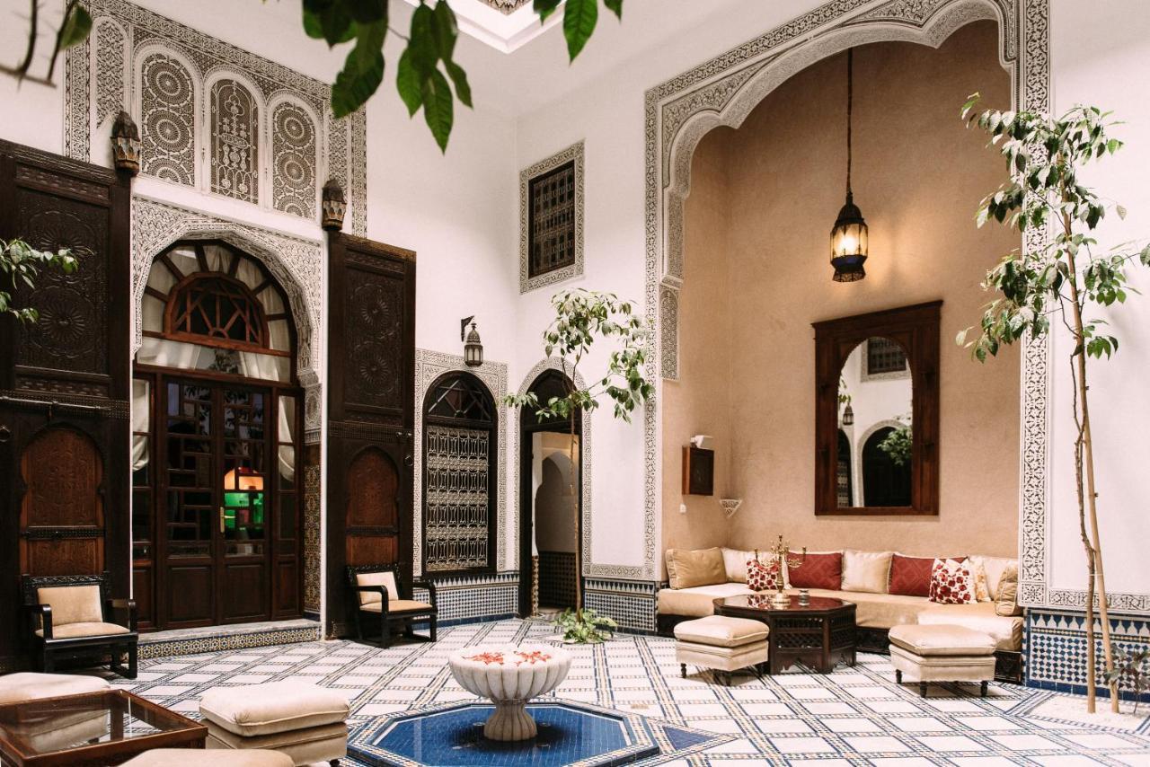 Riad Maison Bleue And Spa Фес Экстерьер фото