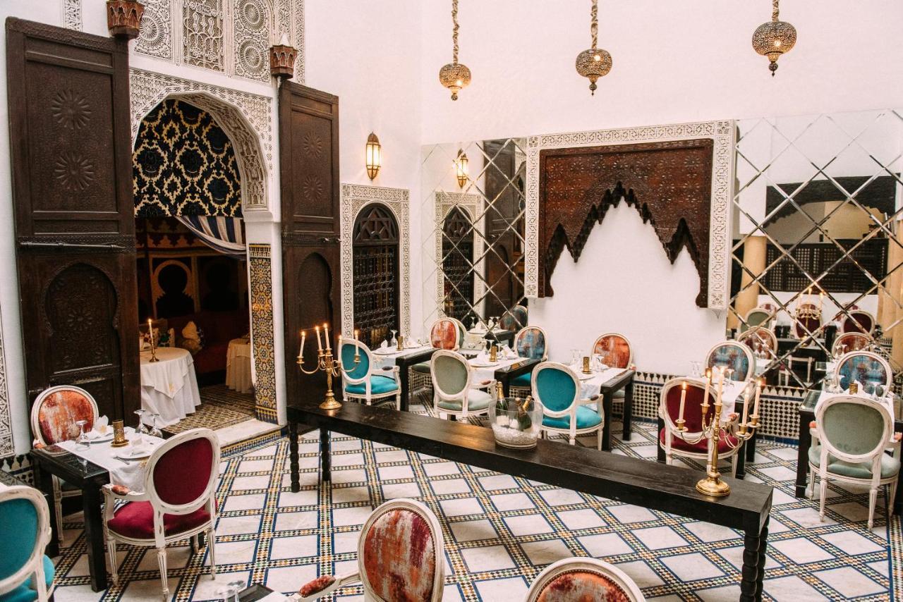Riad Maison Bleue And Spa Фес Экстерьер фото